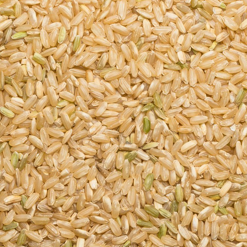 Rice long brown grain org. 25kg