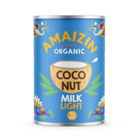 Amaizin Coconutmilk light 9% organic 6x400ml