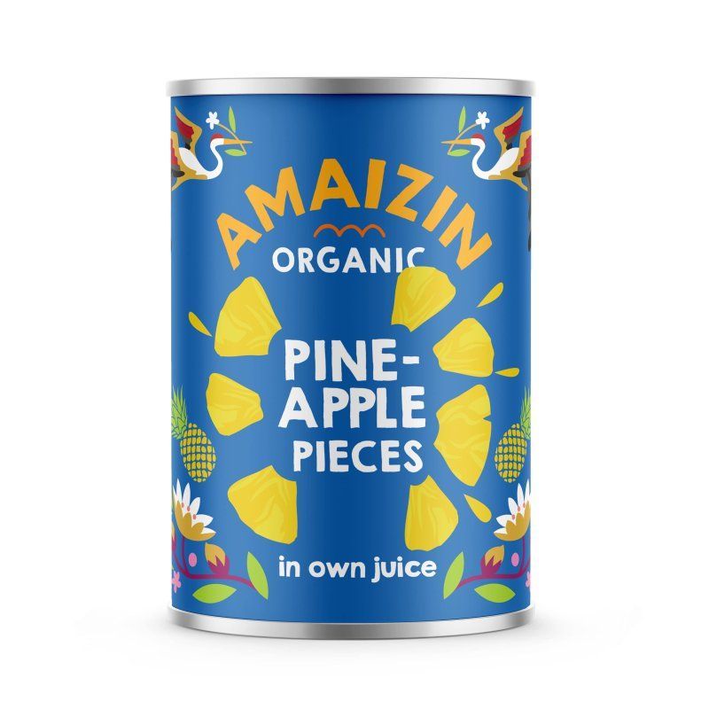 Amaizin Pineapple pieces org. 12x400g
